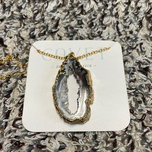Natural gem stone necklace